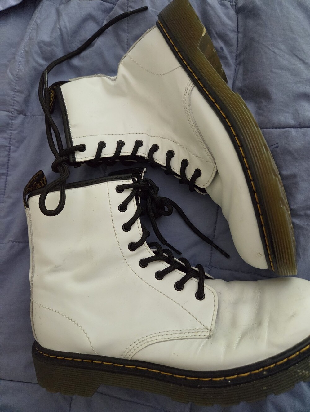 Doc Marten Jy004 7 Women White Zipper Side